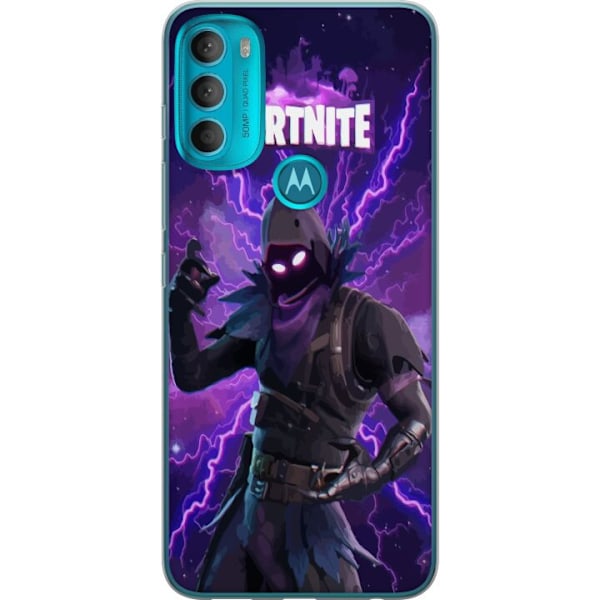 Motorola Moto G71 5G Gennemsigtig cover Fortnite Raven