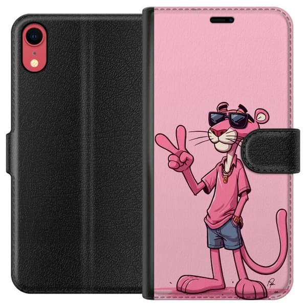 Kompatibel Tegnebogsetui til Apple iPhone XR Pink Panter Peace