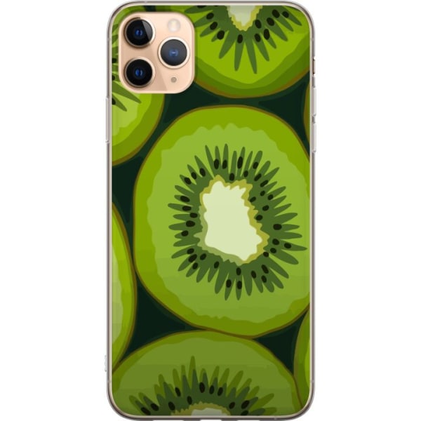 Apple iPhone 11 Pro Max Läpinäkyvä kuori Kiwi