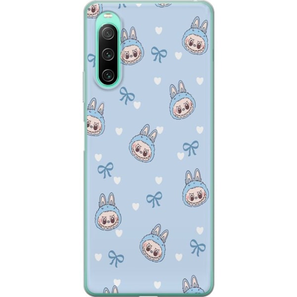 Sony Xperia 10 IV Läpinäkyvä kuori Labubu Tuli Henki