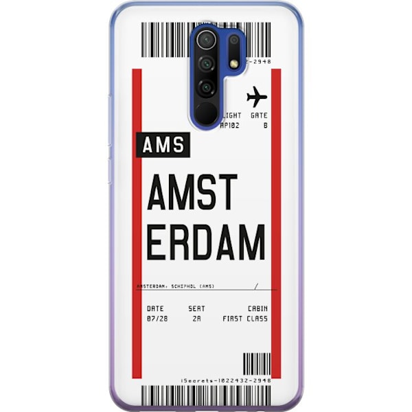 Xiaomi Redmi 9 Läpinäkyvä kuori Amsterdam