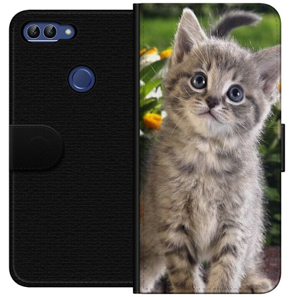 Huawei P smart Lompakkokotelo Kissa