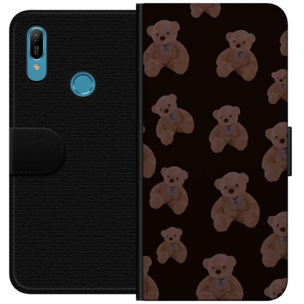 Huawei Y6 (2019) Plånboksfodral En björn flera björnar