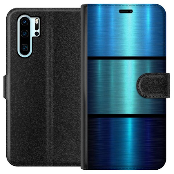 Huawei P30 Pro Tegnebogsetui Blå