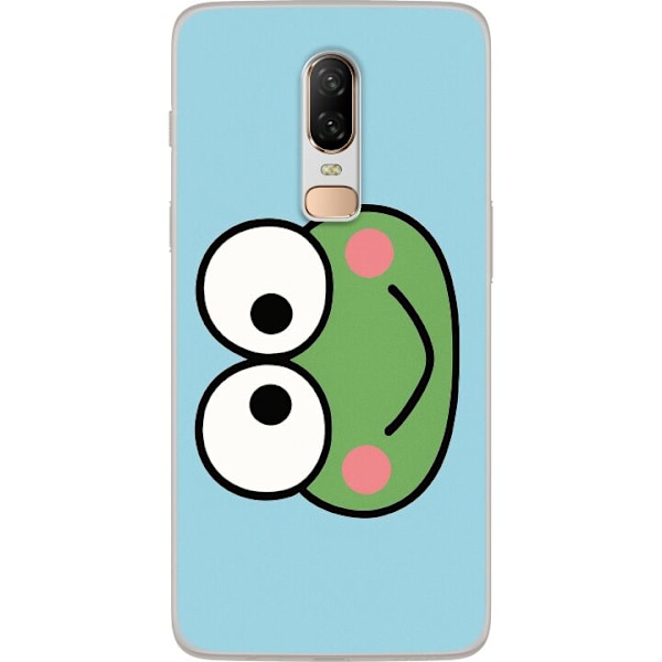 OnePlus 6 Läpinäkyvä kuori Keroppi Smile