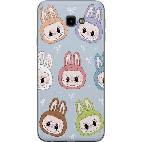 Samsung Galaxy J4+ Gjennomsiktig deksel Pastel Labubu