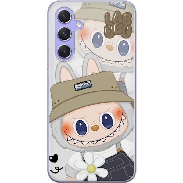 Samsung Galaxy A54 Gennemsigtig cover Labubu Minimal Mood - En