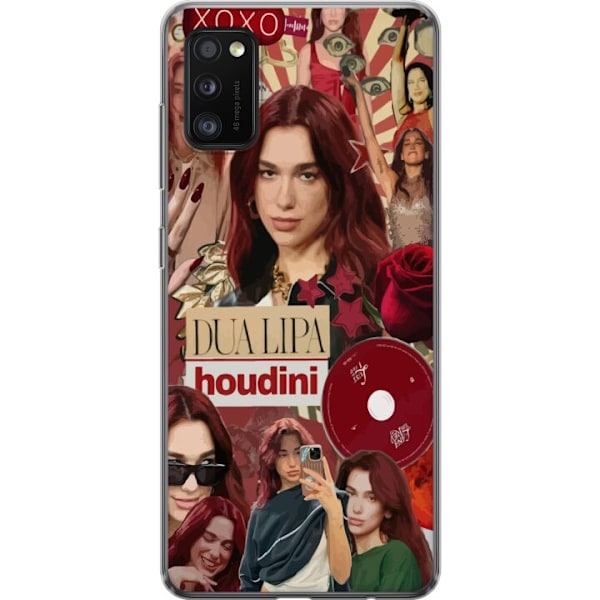 Samsung Galaxy A41 Gennemsigtig cover Dua Lipa – Fashion & Style Edit