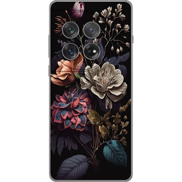 OnePlus 12 Läpinäkyvä kuori Kukat