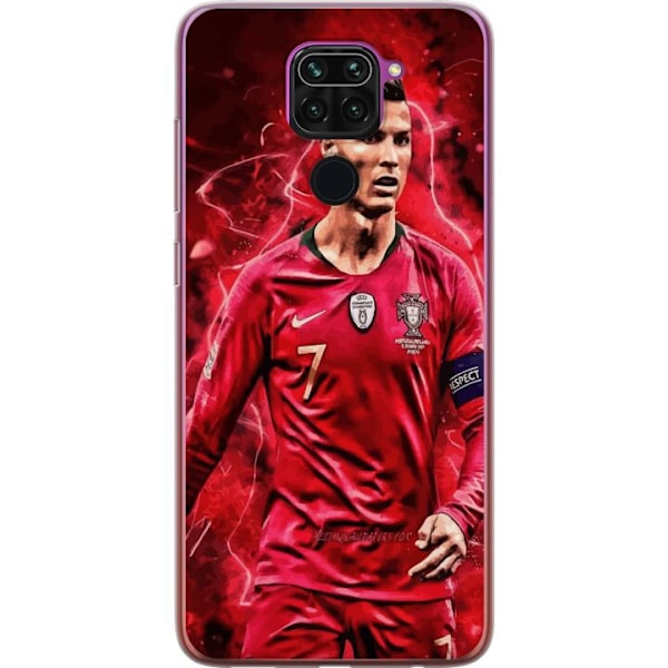 Xiaomi Redmi Note 9 Genomskinligt Skal Ronaldo Skills – CR7 Design för Äkta Supporters