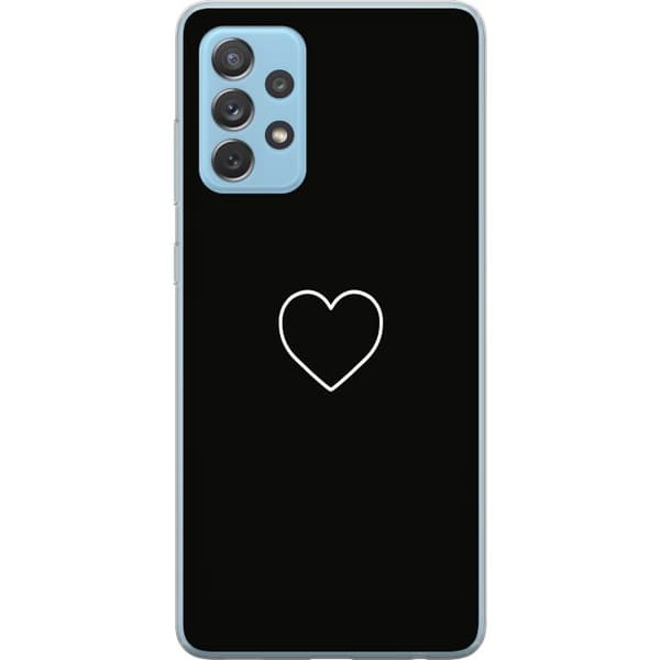 Kompatibelt Mobildeksel til Samsung Galaxy A52 5G Hjerte