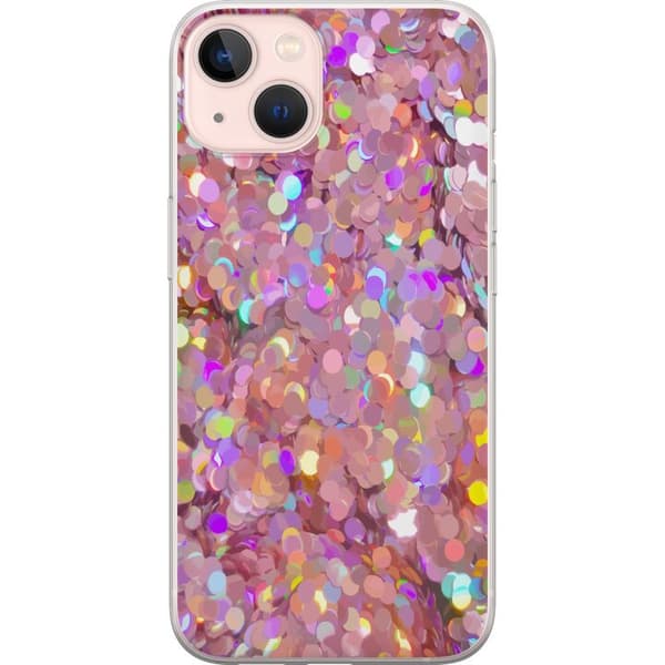 Kompatibel Mobilcover til Apple iPhone 13 Rosa Glitter