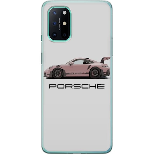 OnePlus 8T Läpinäkyvä kuori Porsche 911 Pink