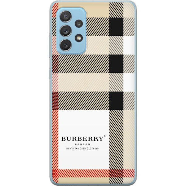 Samsung Galaxy A72 5G Genomskinligt Skal Burberry