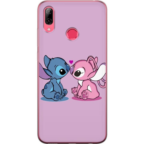 Huawei Y7 (2019) Gennemsigtig cover lilo & stitch 2025