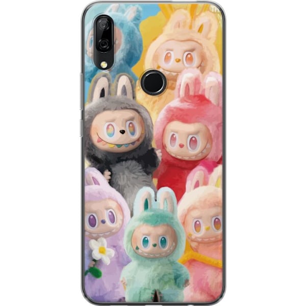 Huawei P Smart Z Läpinäkyvä kuori Labubu Luonnos Tyyli