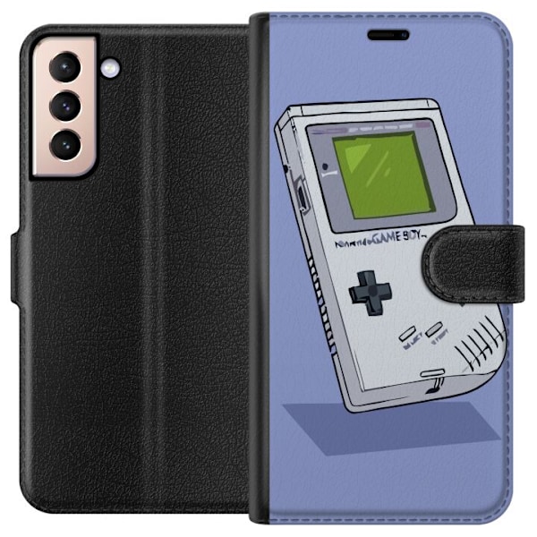 Samsung Galaxy S21 Lommeboketui Game Boy Lilla