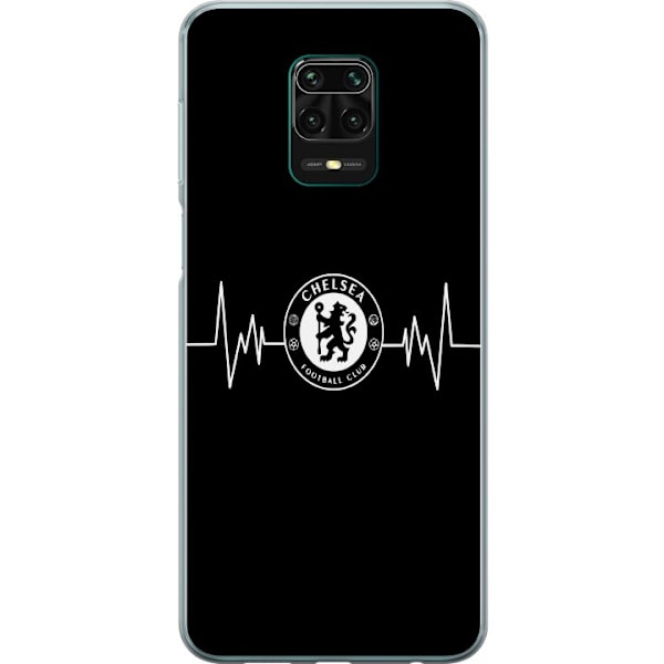 Xiaomi Redmi Note 9 Pro Läpinäkyvä kuori Chelsea F.C.