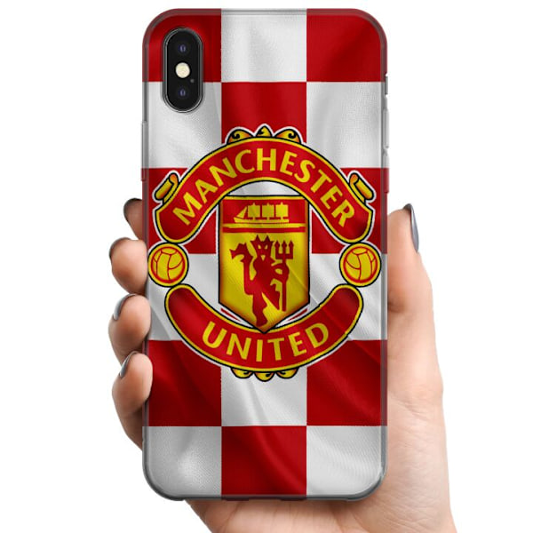 Apple iPhone X TPU Matkapuhelimen kuori Manchester United
