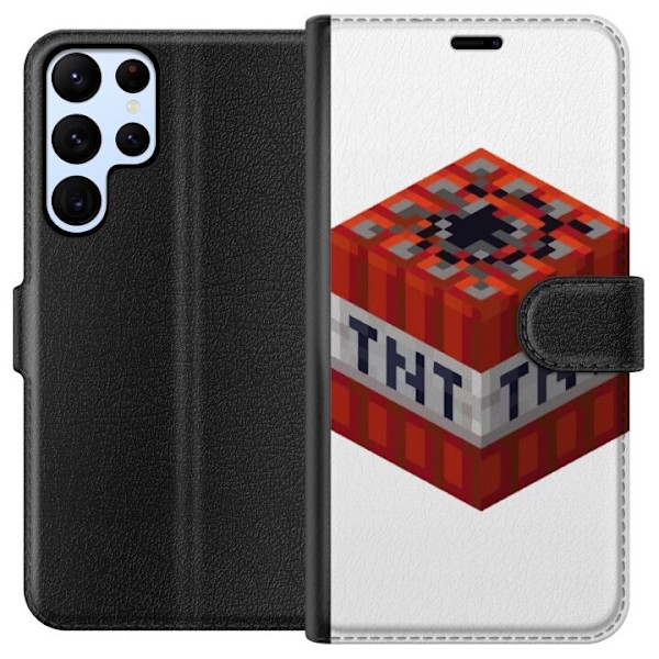 Samsung Galaxy S24 Ultra Plånboksfodral Minecraft TNT