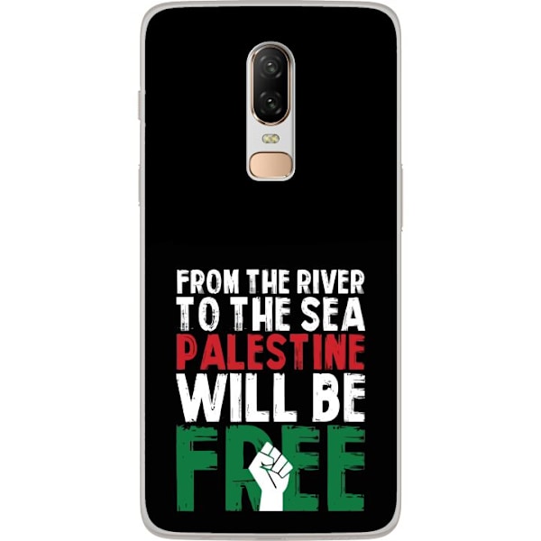 OnePlus 6 Gjennomsiktig deksel Fri Palestina
