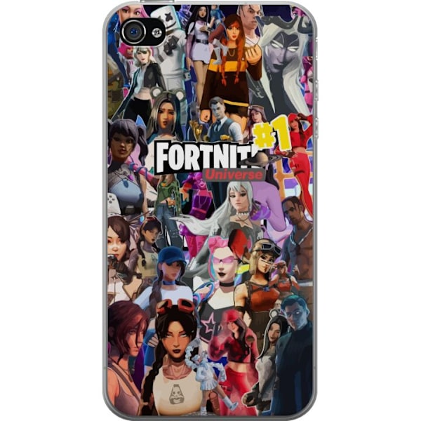 Apple iPhone 4s Genomskinligt Skal Fortnite