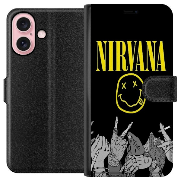 Apple iPhone 16 Lompakkokotelo Nirvana