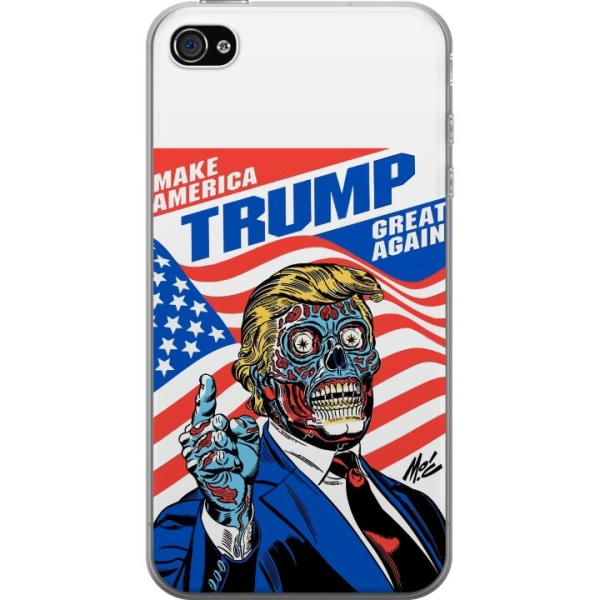 Apple iPhone 4 Läpinäkyvä kuori  Trump