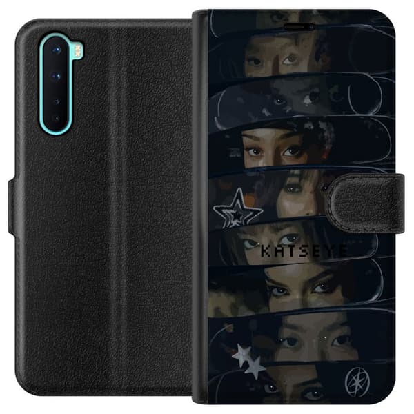 Kompatibel Tegnebogsetui til OnePlus Nord KATSEYE sort