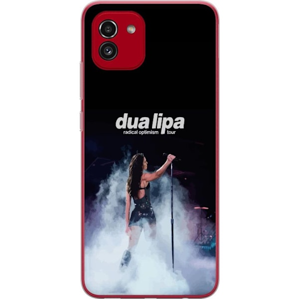 Samsung Galaxy A03 Läpinäkyvä kuori Dua Lipa – Signature