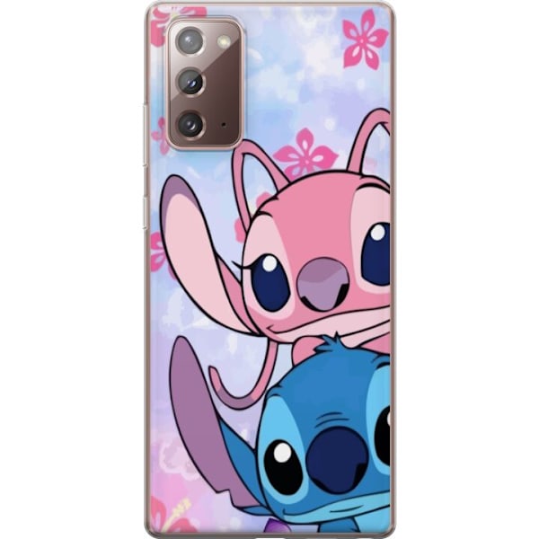 Samsung Galaxy Note20 Läpinäkyvä kuori Stitch & Angel