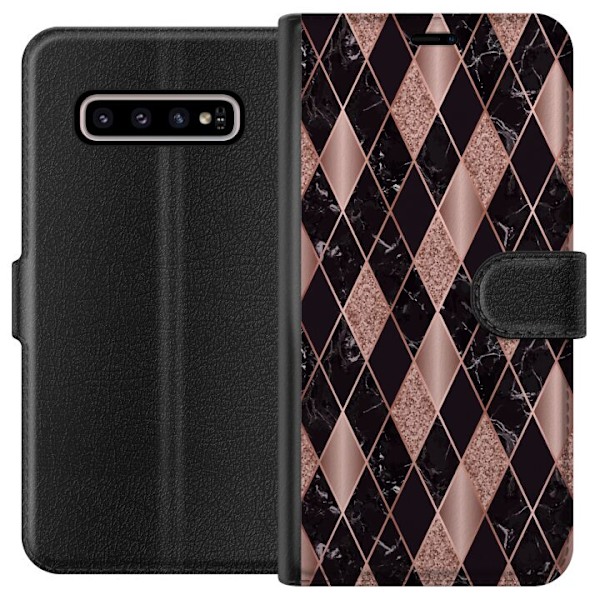 Samsung Galaxy S10+ Lompakkokotelo Kuvio