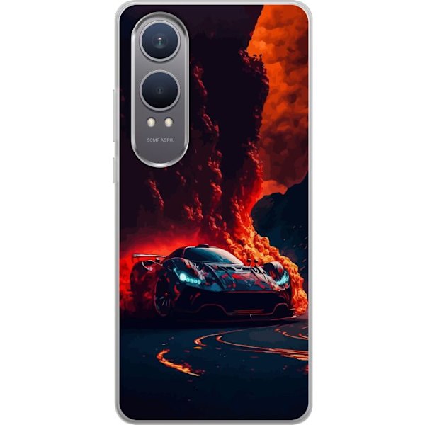 OnePlus Nord CE4 Lite Gennemsigtig cover Luksus sportsbil