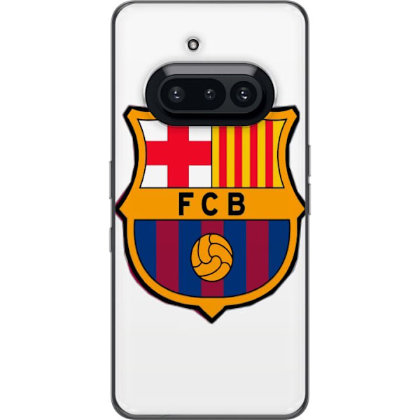 Nothing Phone (3a) Läpinäkyvä kuori FC Barcelona Emblem Jalkapallo Katalonia Sininen Punainen Seuran Logo Ylpeys La Liga Fanit Ikoninen Kuva