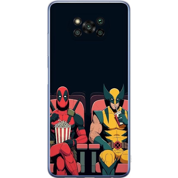 Xiaomi Poco X3 Pro Läpinäkyvä kuori Deadpool & Wolverine