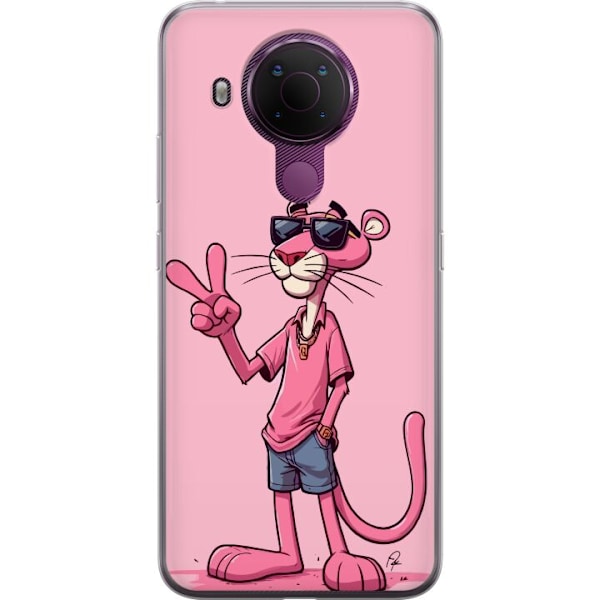 Nokia 5.4 Genomskinligt Skal Pink Panter Peace