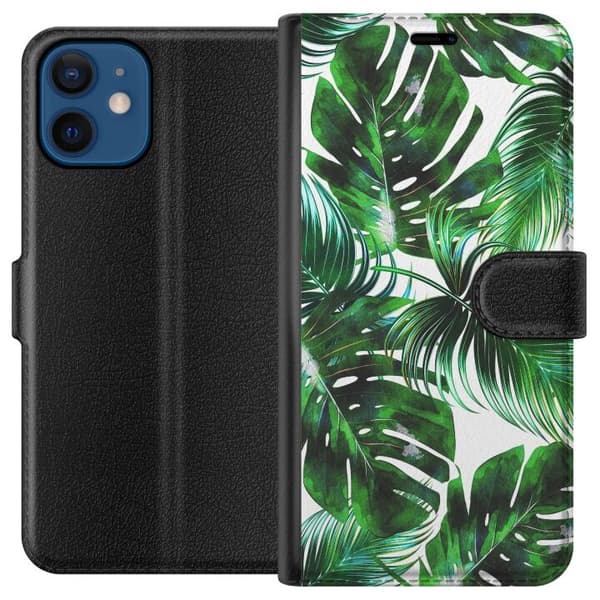 Kompatibelt Plånboksfodral till Apple iPhone 12 Löv