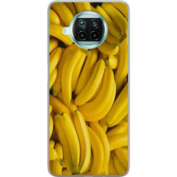 Xiaomi Mi 10T Lite 5G Genomskinligt Skal Banana Pattern – le