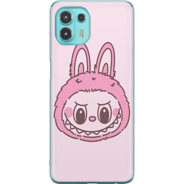 Motorola Edge 20 Lite Läpinäkyvä kuori Labubu Eläinradan Bunny-versio