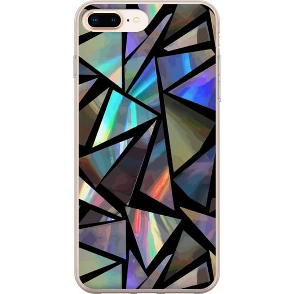 Yhteensopiva Puhelinkuori Apple iPhone 8 Plus 3D Heijastus