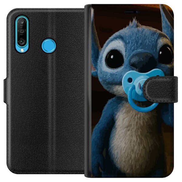 Huawei P30 lite Lompakkokotelo Stitch & Napp - vauvateema söp