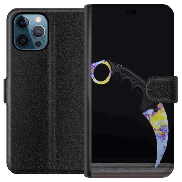 Apple iPhone 12 Pro Lommeboketui Karambit / Butterfly / M9 Bay