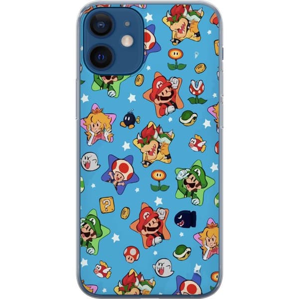 Kompatibel Mobilcover til Apple iPhone 12 mini Nintendo Mario Mønster Switch-spil