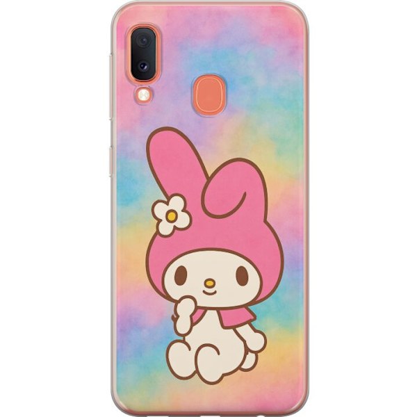 Samsung Galaxy A20e Läpinäkyvä kuori Kawaii Sanrio My Melody