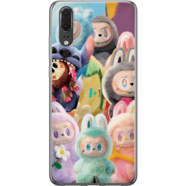 Huawei P20 Läpinäkyvä kuori iso