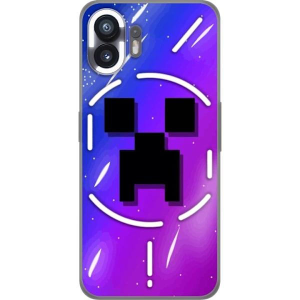 Nothing Phone (2) Gennemsigtig cover Minecraft