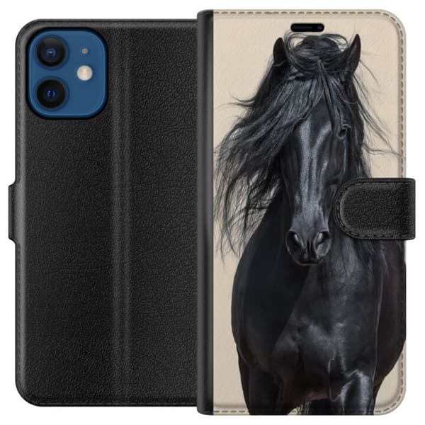 Kompatibelt Plånboksfodral till Apple iPhone 12 mini Horse