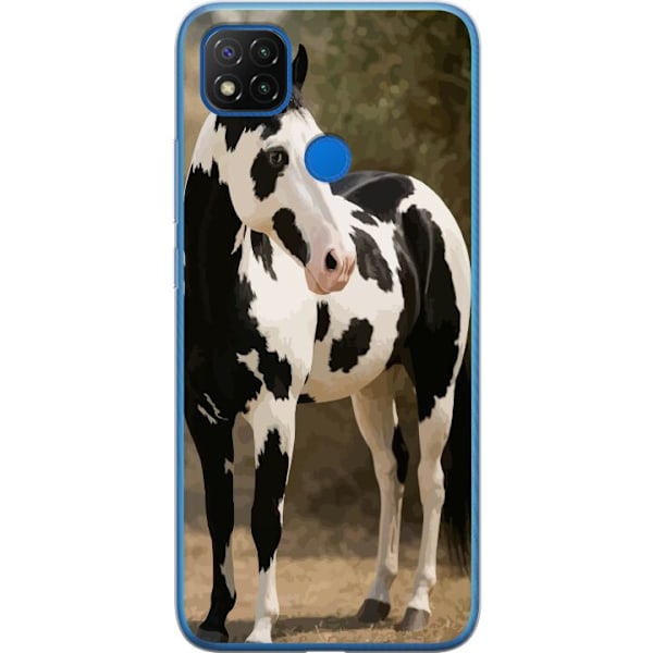 Xiaomi Redmi 9C Läpinäkyvä kuori Kaunis Hevonen - elegantti hevonen kuva-aihe