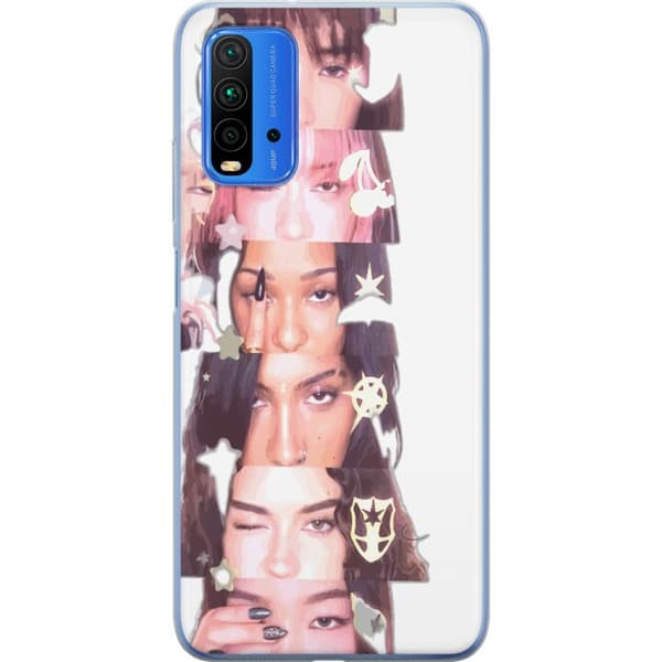 Kompatibelt Mobilskal till Xiaomi Redmi Note 9 4G KATSEYE vit