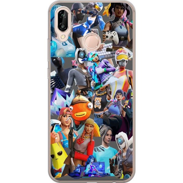 Huawei P20 lite Gennemsigtig cover Fortnite